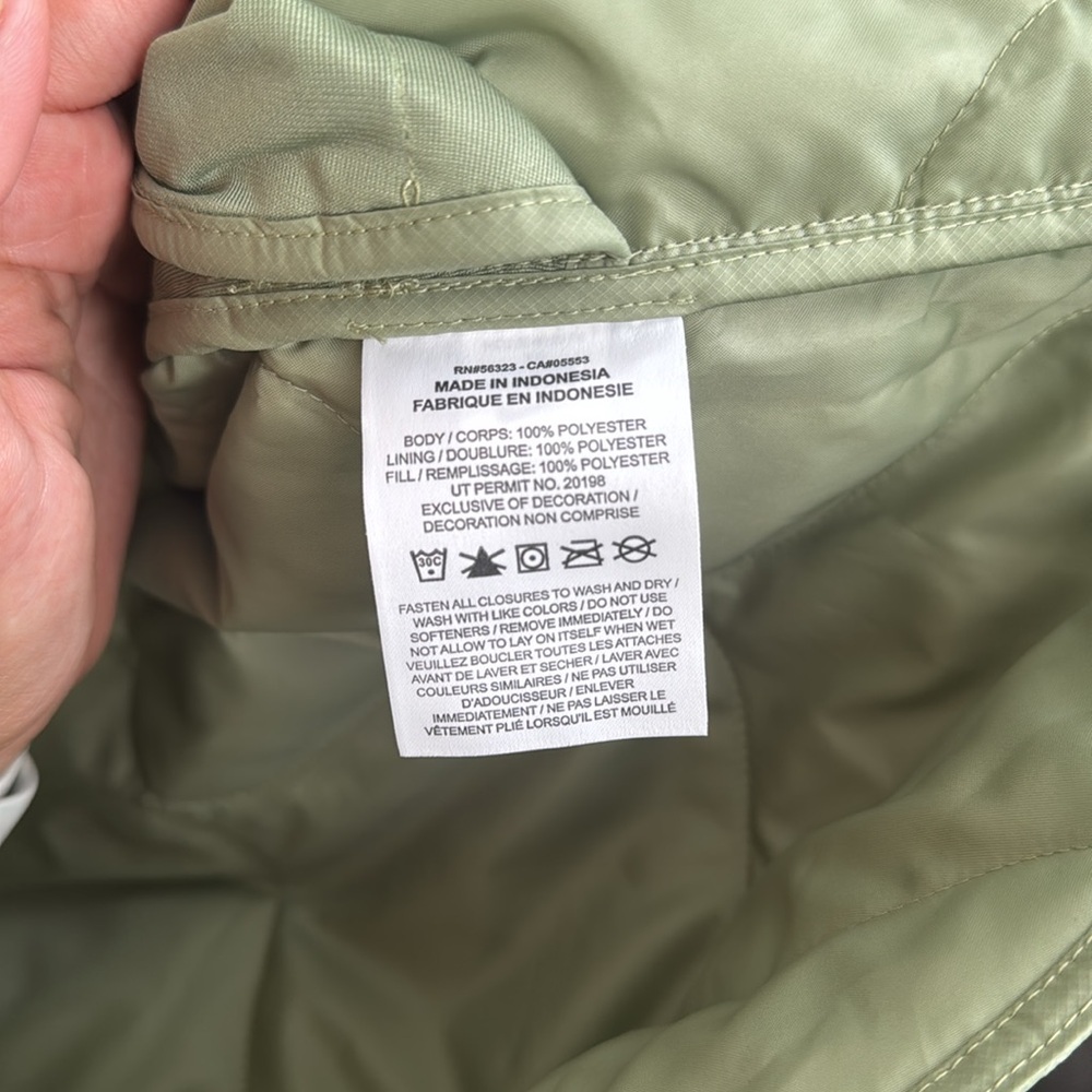 Nike Women's Sportswear Essentials Quilted Trench Coat NWT Size XS oversized - Picture 9 of 15
